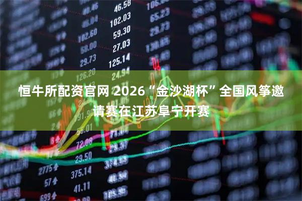 恒牛所配资官网 2026“金沙湖杯”全国风筝邀请赛在江苏阜宁开赛