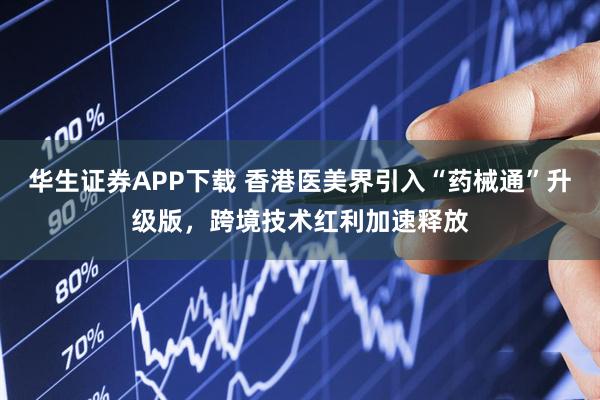 华生证券APP下载 香港医美界引入“药械通”升级版，跨境技术红利加速释放