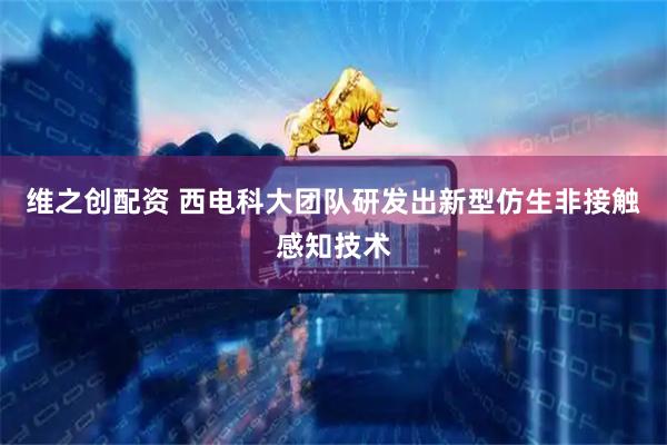 维之创配资 西电科大团队研发出新型仿生非接触感知技术